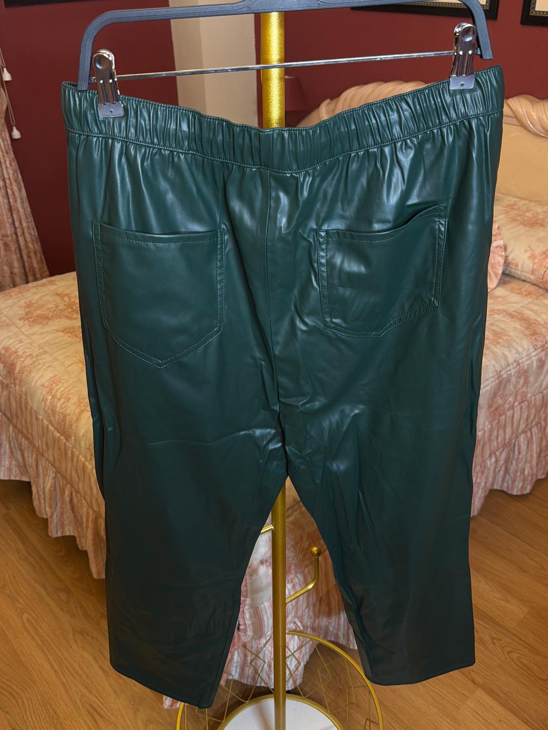 FAUX LEATHER THE WEEKEND TROUSERS - Image 6