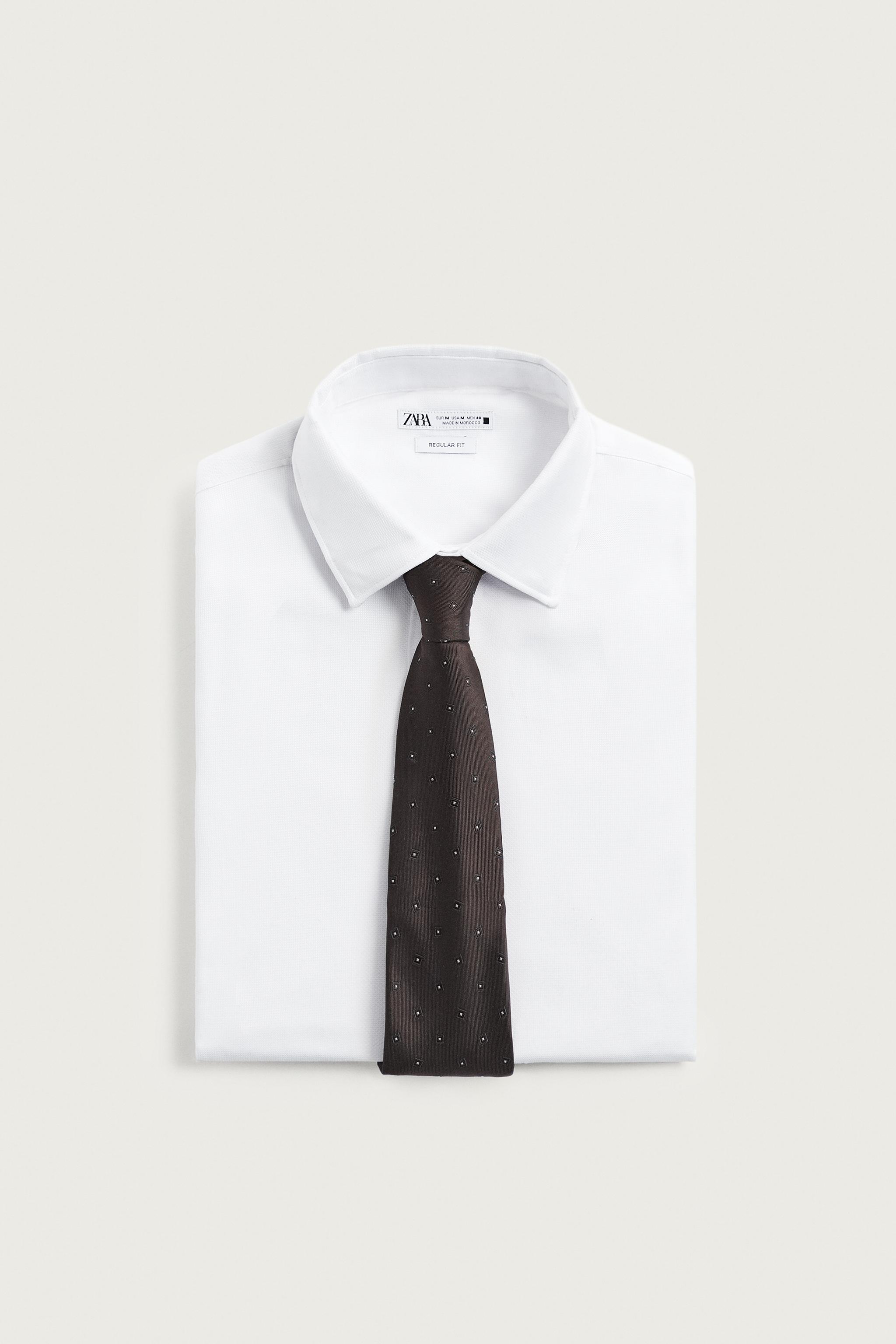 Zara %100 İpek Kravat görsel 4