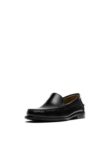 Zara Leather loafers with glossy finish - Black
