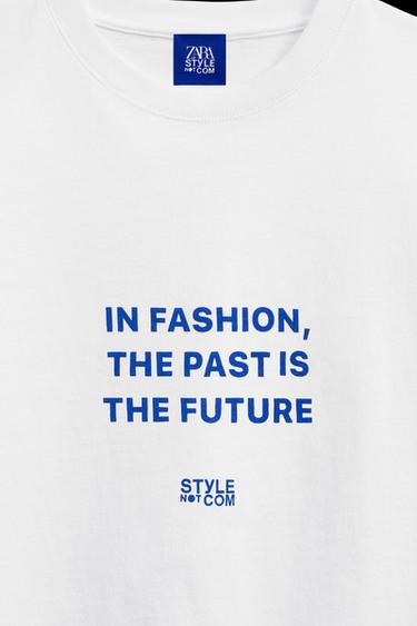 Zara ZARA STYLENOTCOM T-SHIRT - White