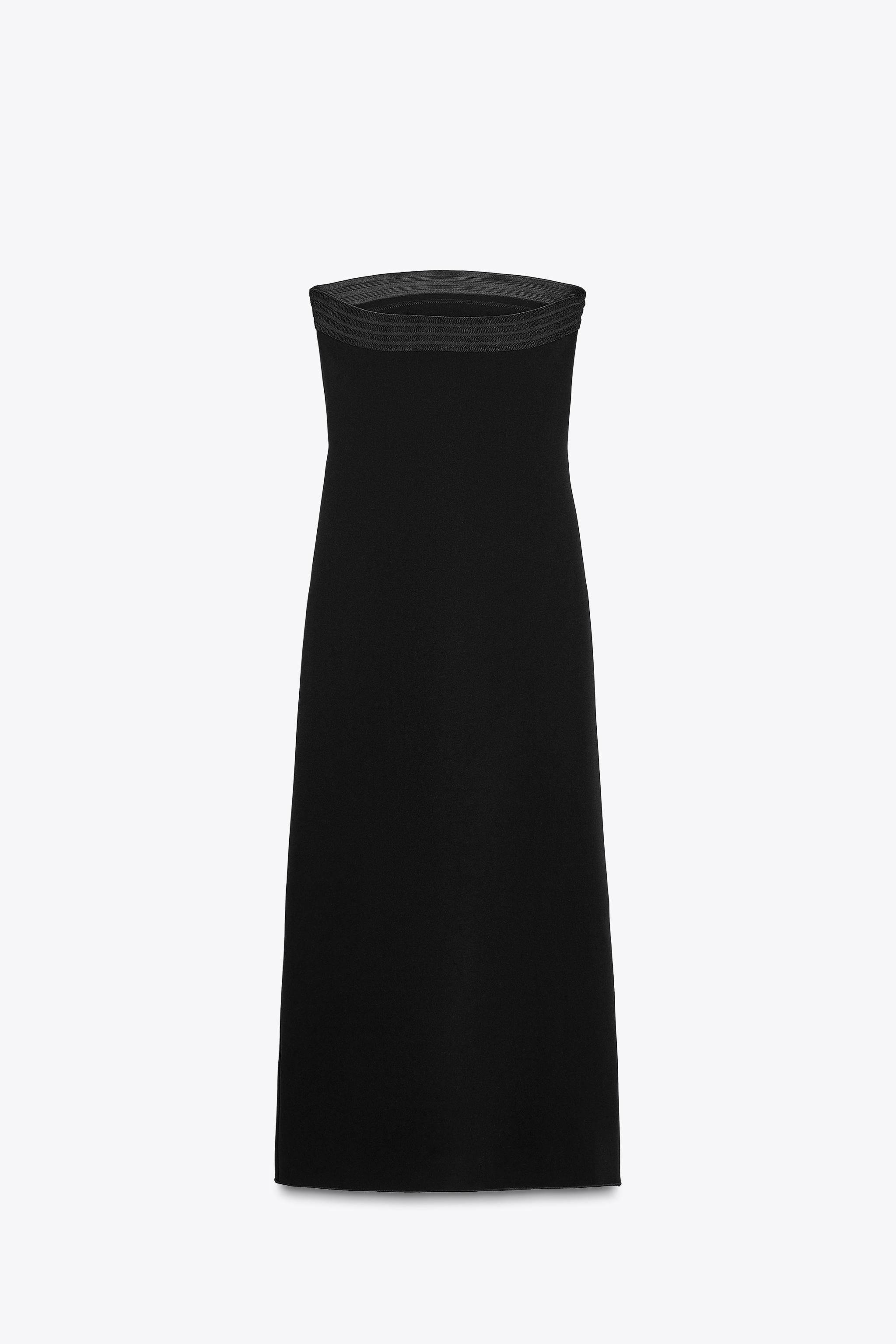 ストレッチ カットアウトワンピース - ブラック | ZARA Japan / 日本