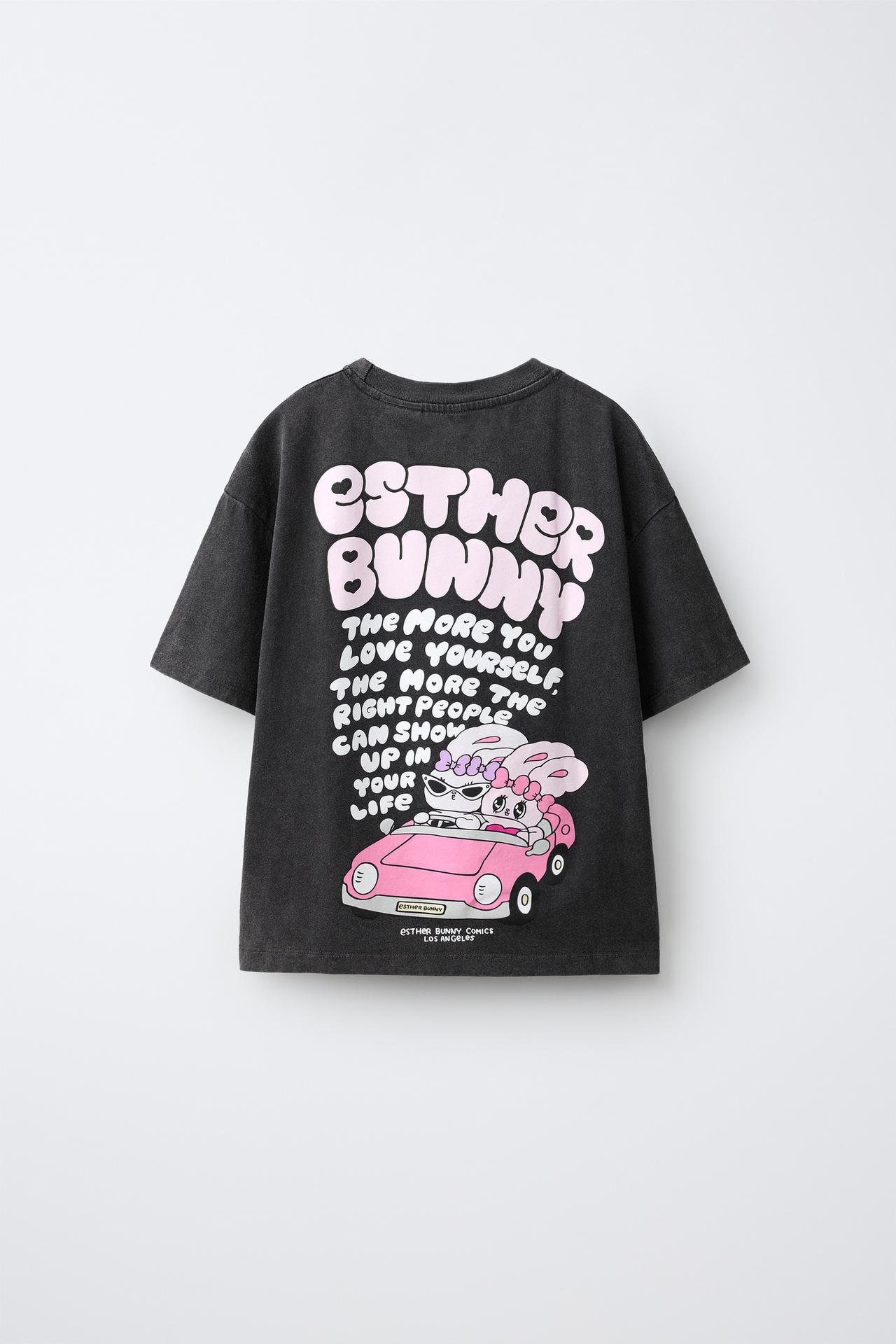 ESTHER BUNNY © T-SHIRT — Anthracite grey