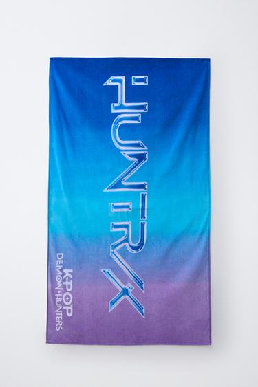 KPOP DEMON HUNTERS™ NETFLIX © TOWEL - Blue by Zara - Image 4