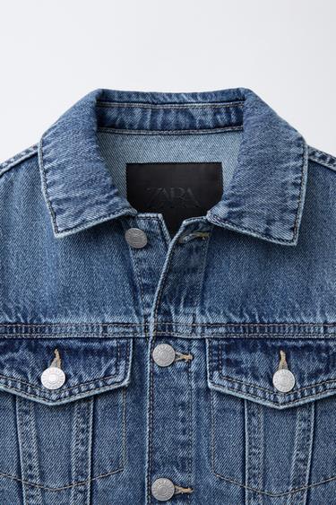 BASIC DENIM JACKET - Blue by Zara - Image 1