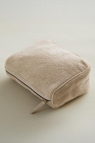 TROUSSE DE TOILETTE POINT DE RIZ MOYENNE - Blanc écru de Zara - Image 5