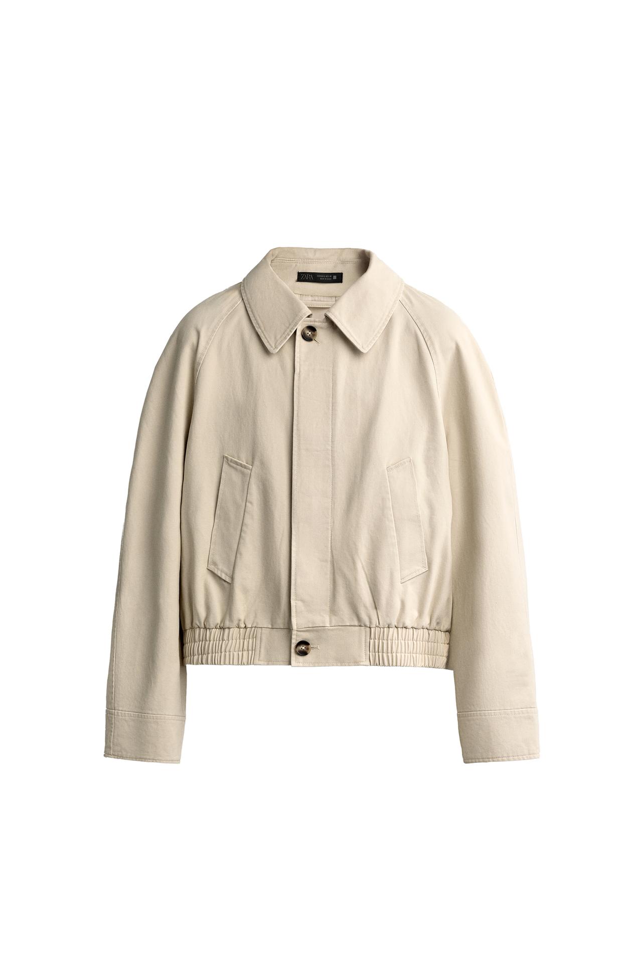 COTTON CROPPED FIT OVERSHIRT