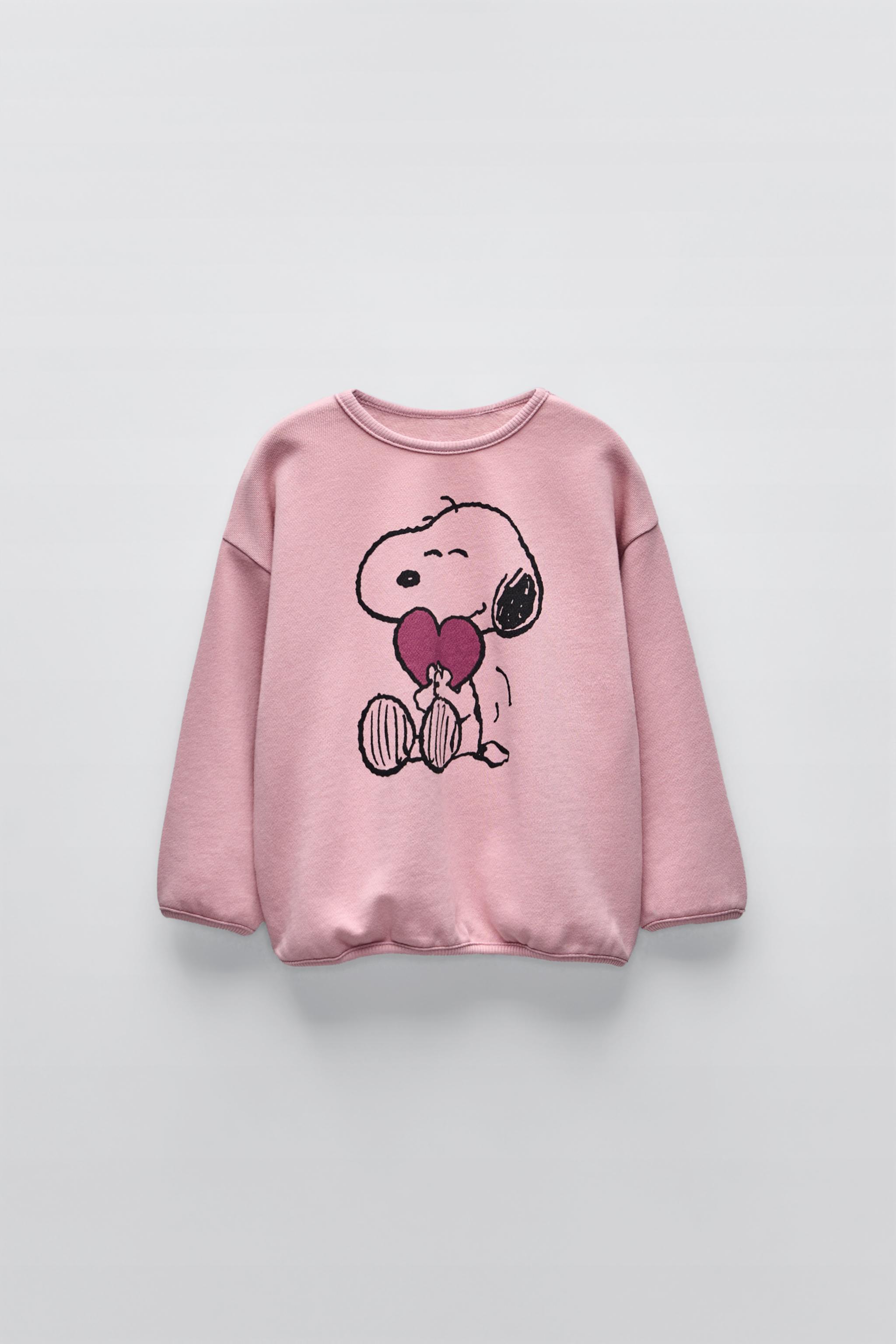 CAMISETA SNOOPY PEANUTS Rosa claro ZARA Espana