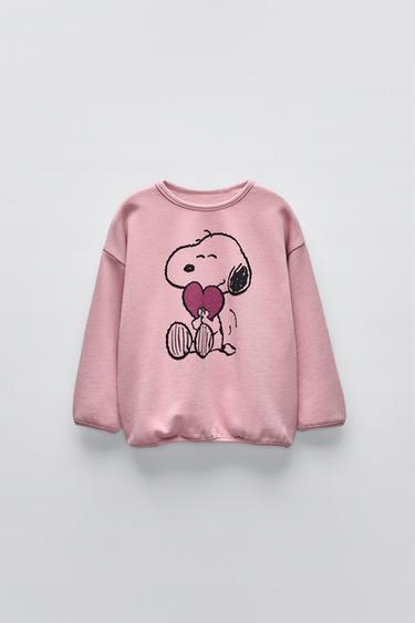 CAMISETA SNOOPY PEANUTS™ - Rosa claro de Zara