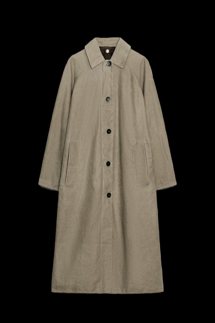 ZW COLLECTION LIMITED EDITION WASHED TRENCH COAT