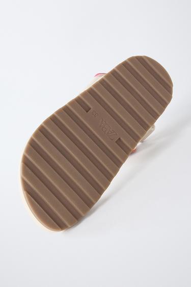 BEADED TECHNICAL SANDALS - Ecru White by Zara - Image 6