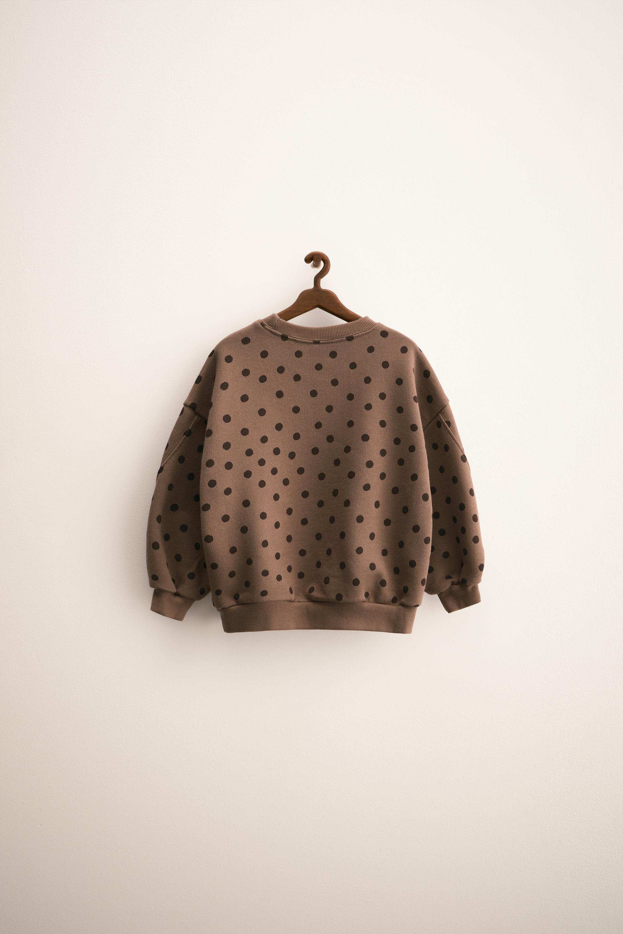 Sara様 ZARA TIMELESS - ドットプリントスウェットシャツ - 005 | ZARA