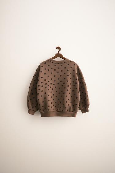 ZARA TIMELESS - POLKA DOT PRINT SWEATSHIRT - 005 by Zara - Image 1