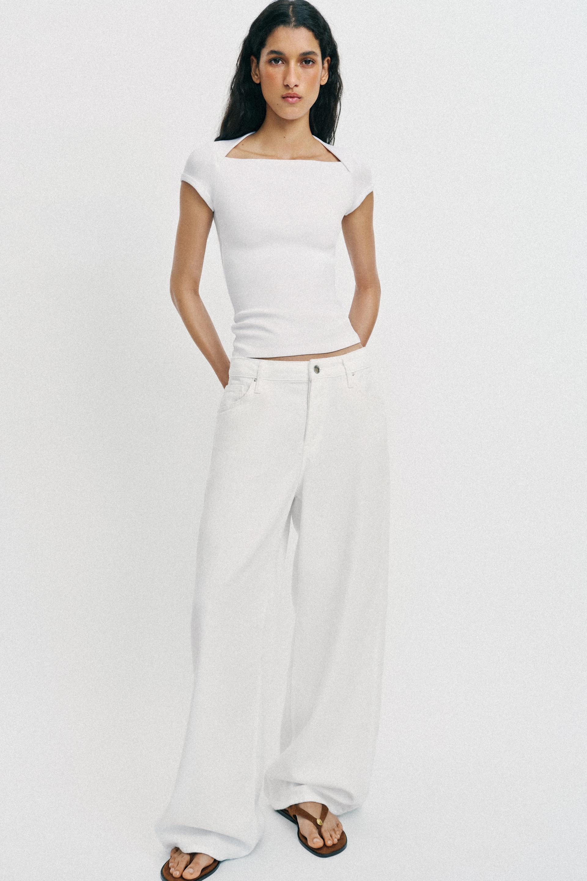 Square Neckline T-Shirt