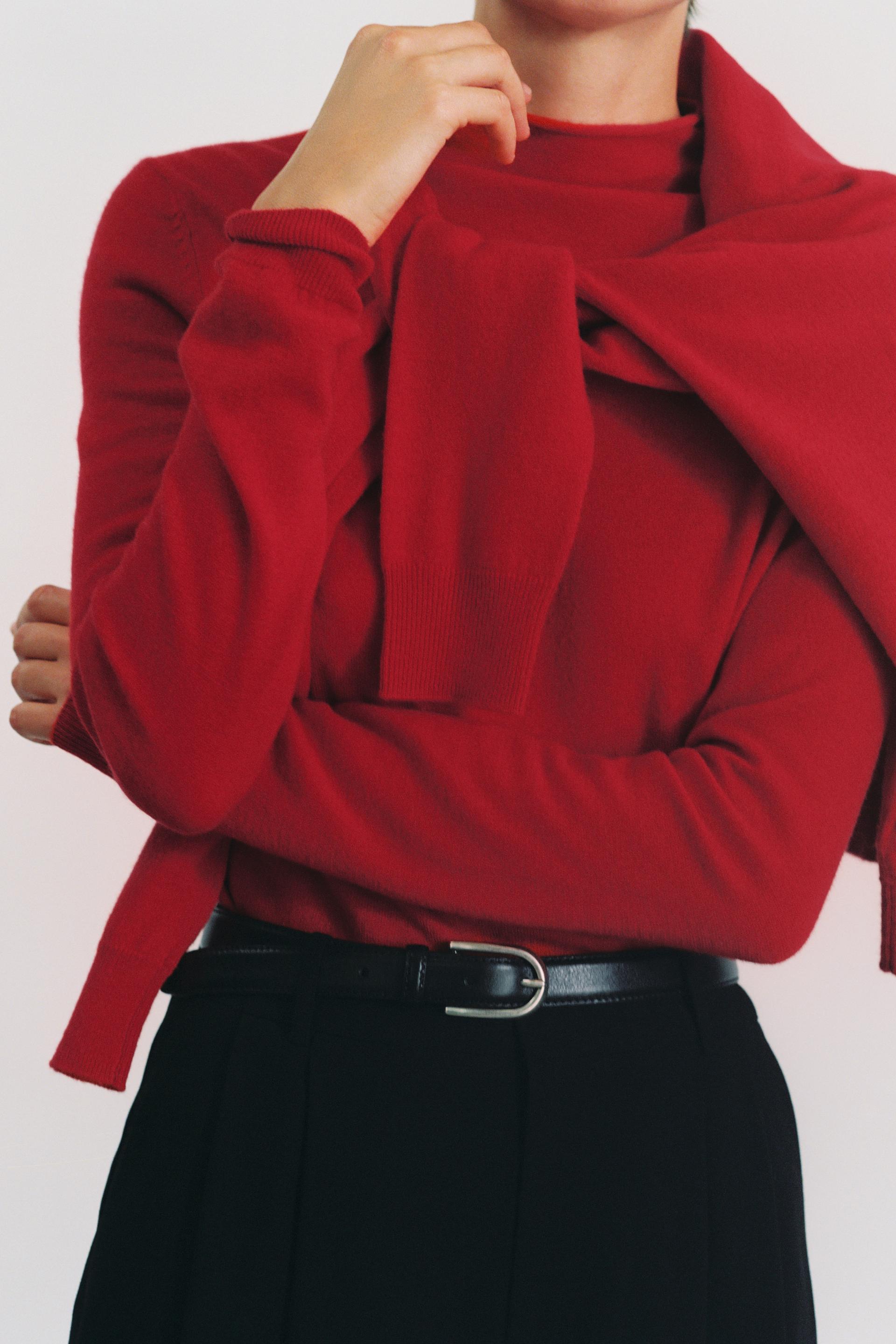 EXTRA-SOFT 100% WOOL MOCK NECK SWEATER thumbnail 5