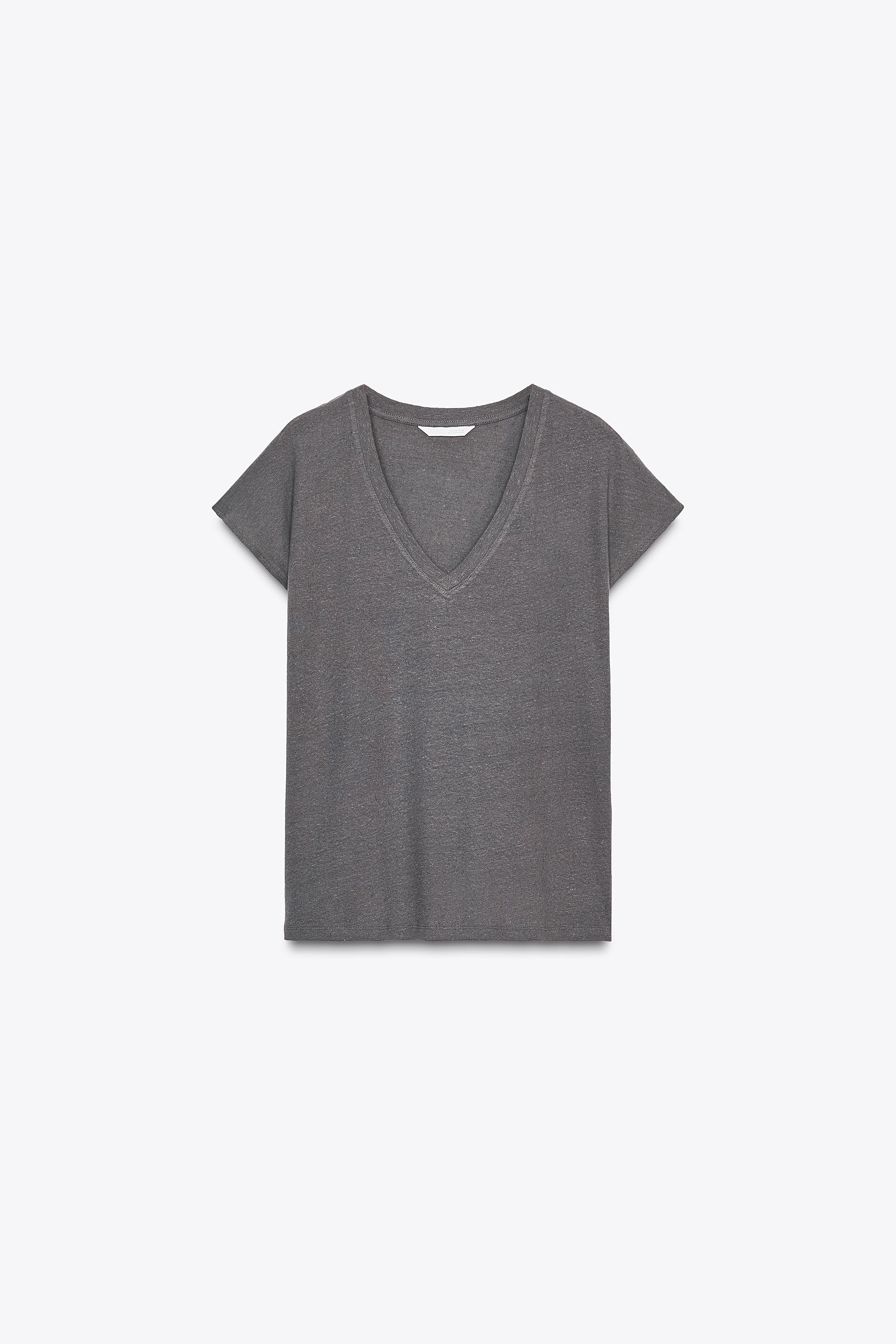 T-SHIRT AVEC COTON - LIN