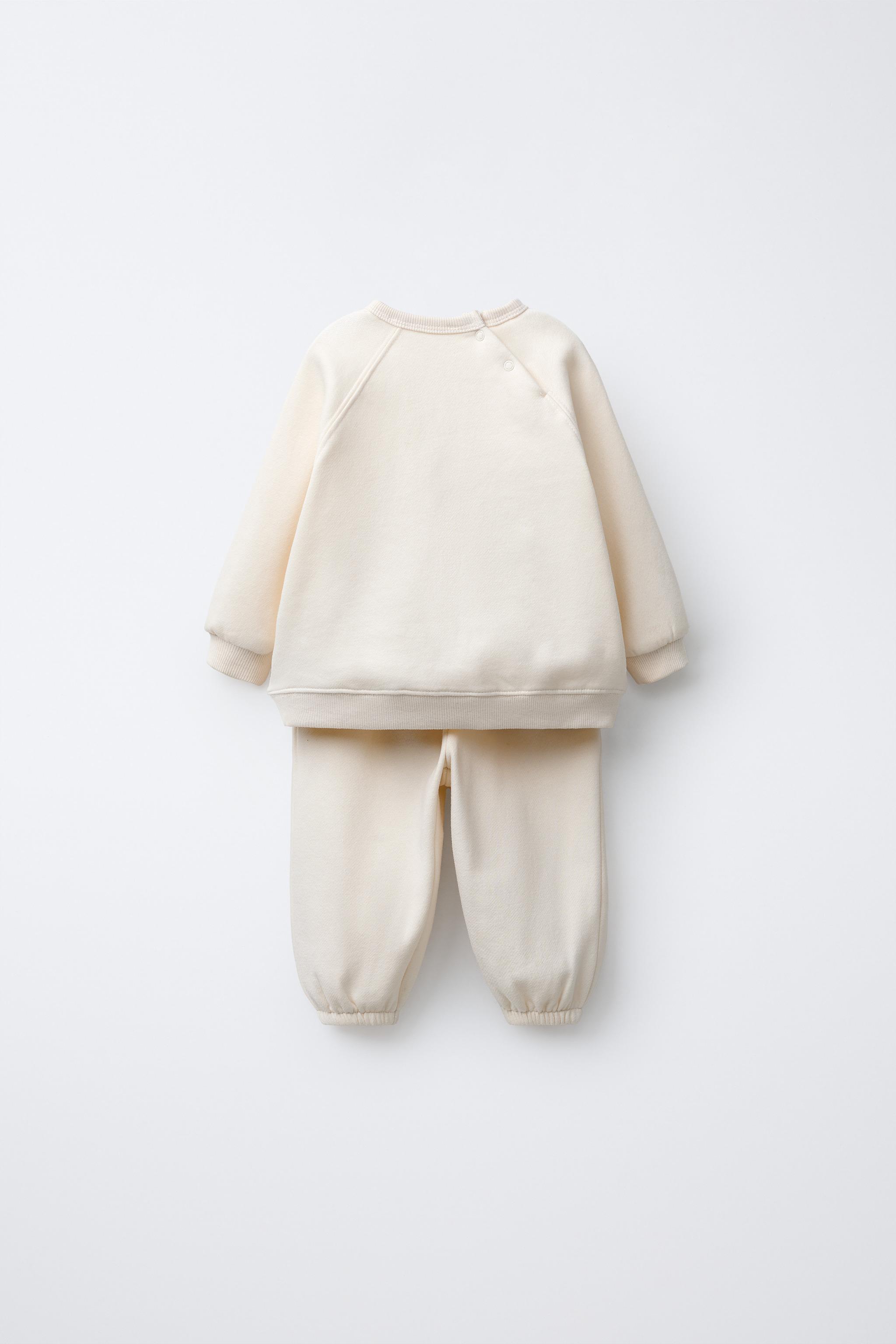 Детские свитеры Zara BASIC SWEATSHIRT AND JOGGER PANTS SET — фото 3