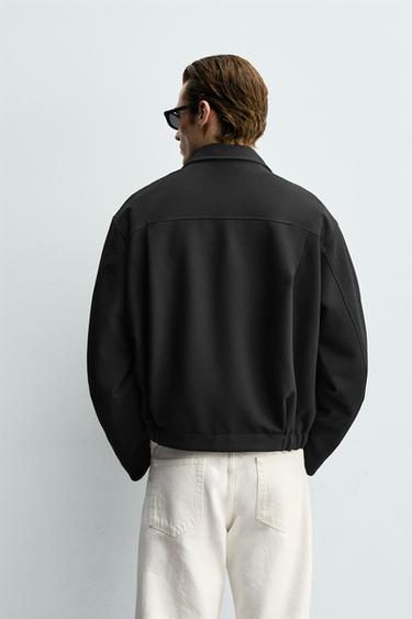 RELAXED FIT COMFORT JACKET - Black by Zara - Image 2