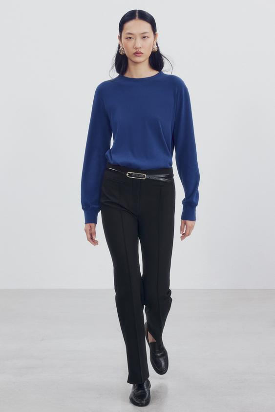 LONG SLEEVE T-SHIRT - Indigo by Zara - Image 0