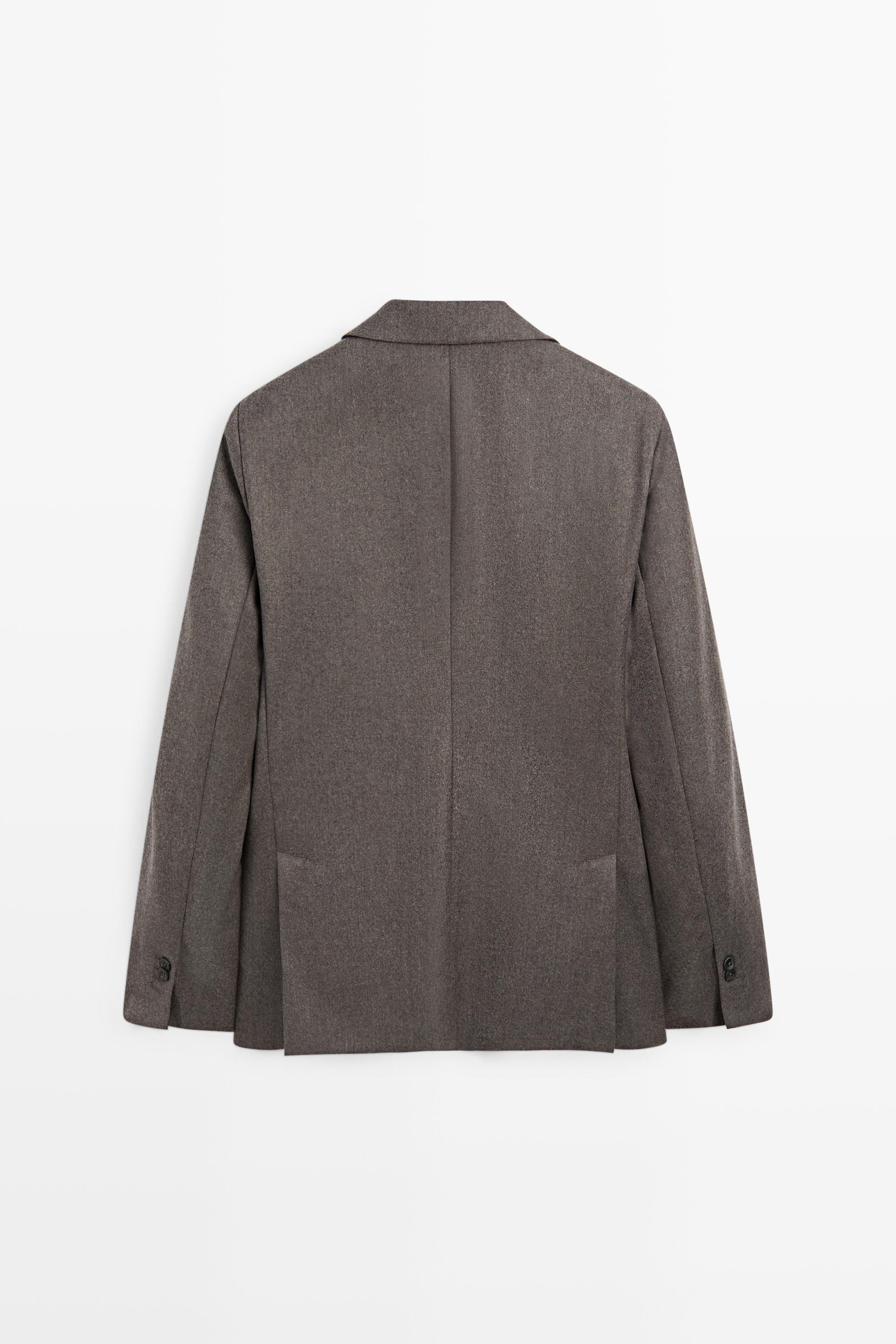 100% wool suit blazer