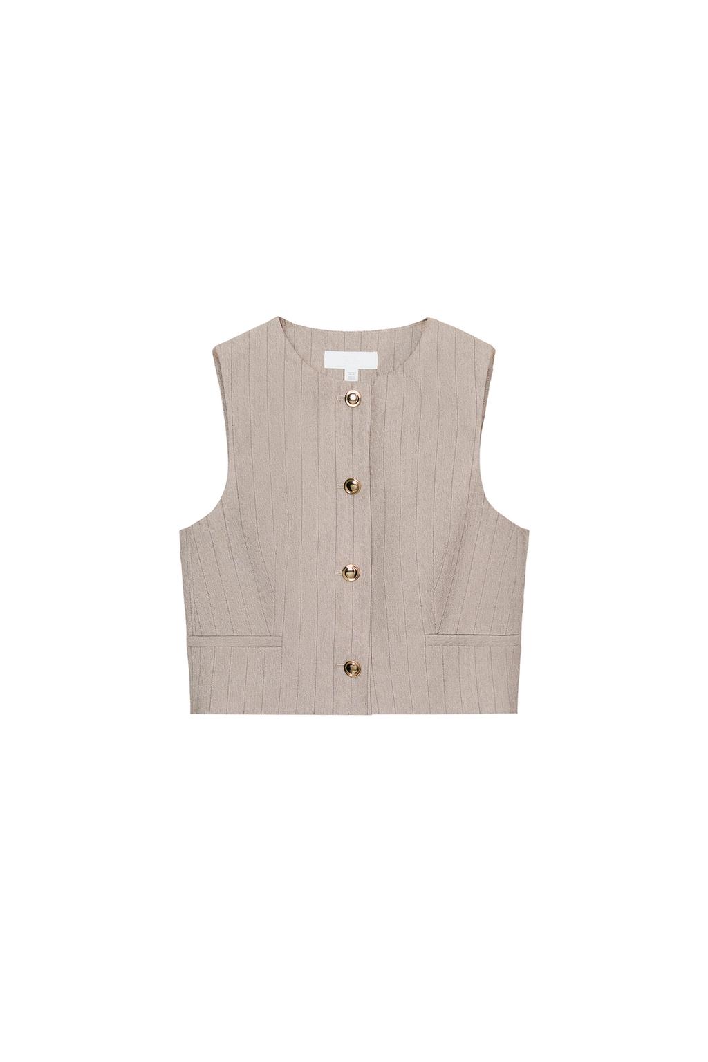 HERRINGBONE VEST - image 3