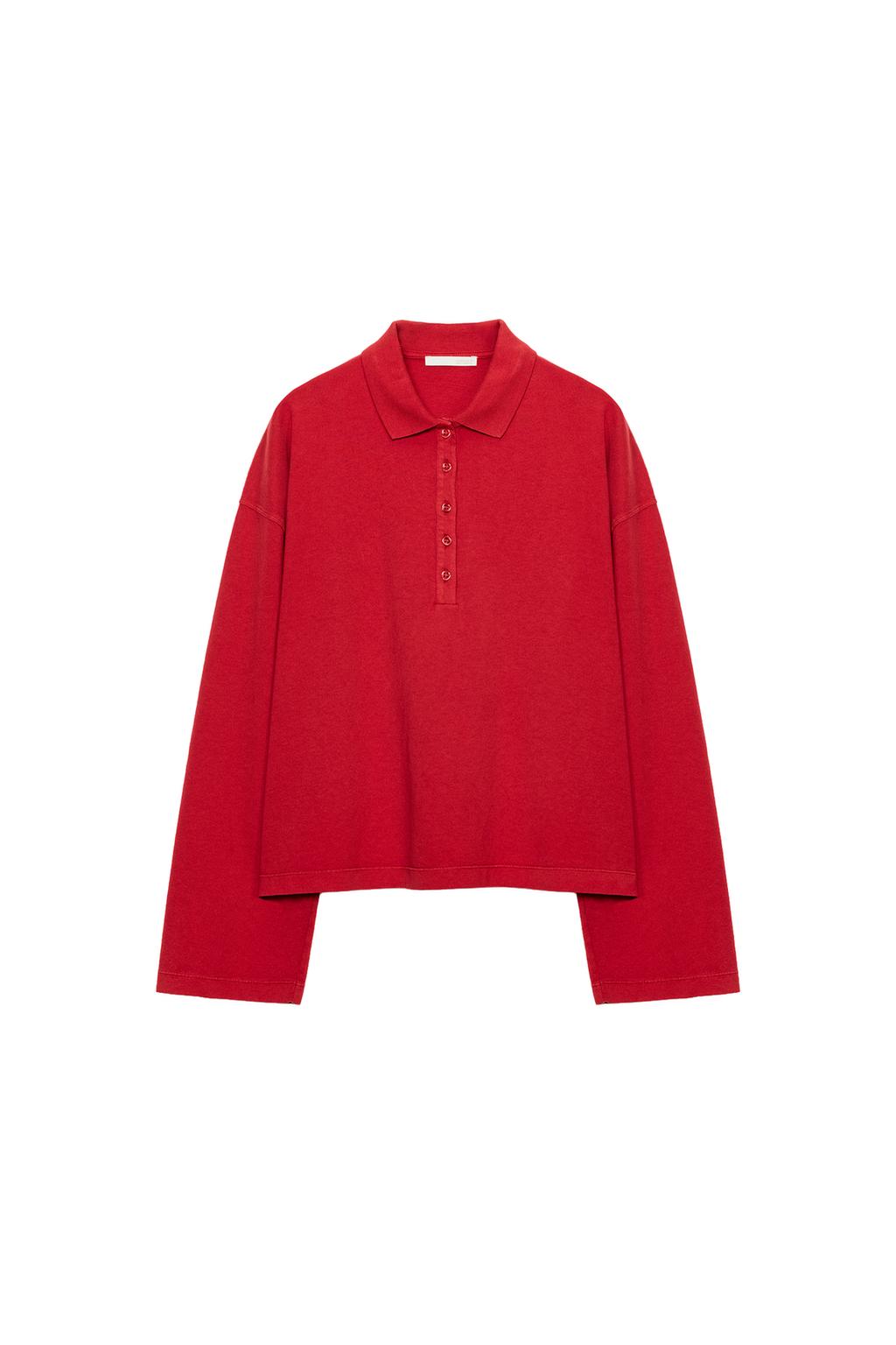 LONG SLEEVE POLO SHIRT