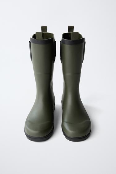 BOTTES DE PLUIE HAUTES - Vert de Zara - Image 3