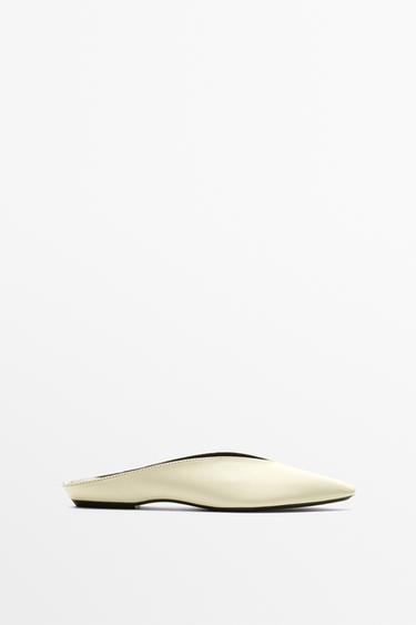 Soft leather mule — Ecru 1