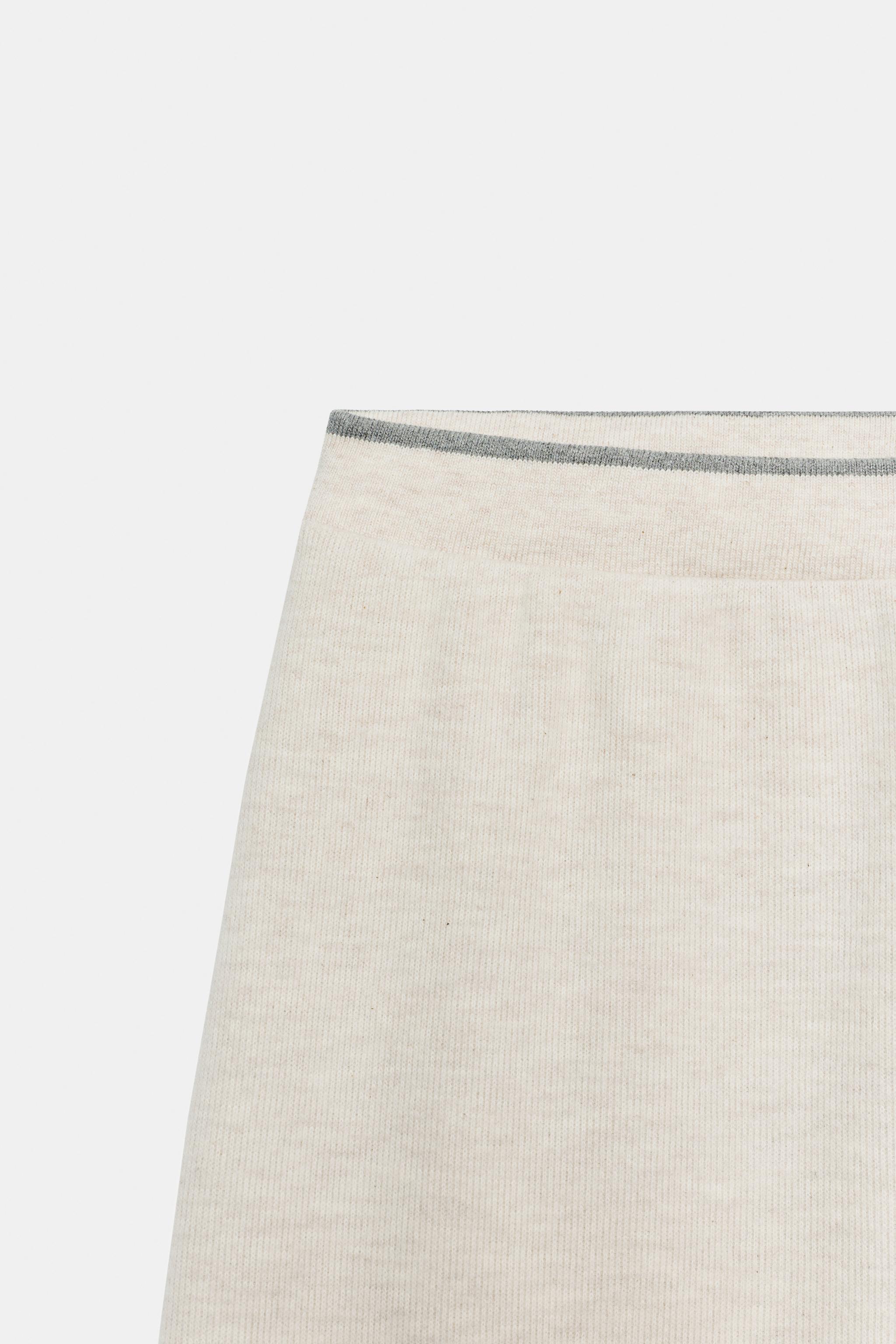 Zara Kontrast Şeritli Soft Pantolon görsel 8