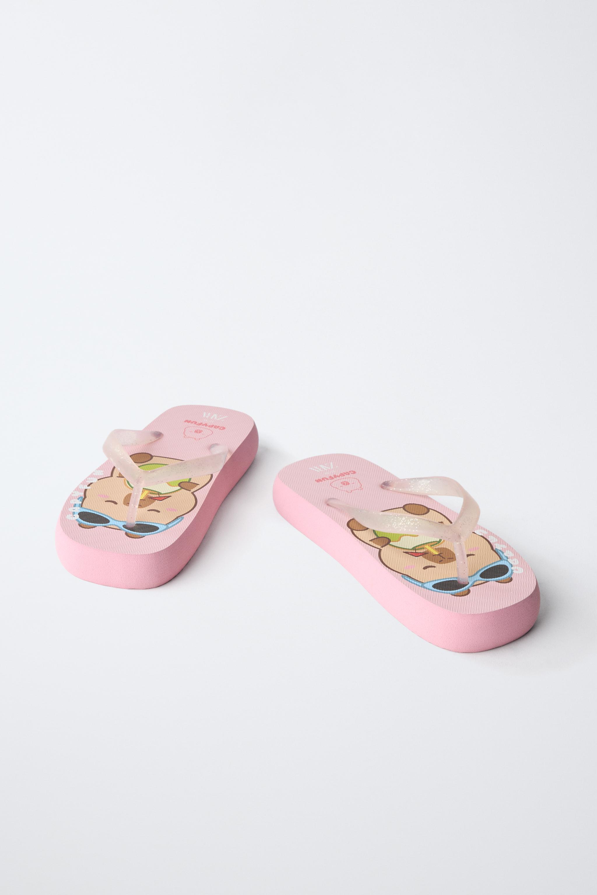 CAPYBARA CAPYFUN © POOL SLIDES - Pink | ZARA United States