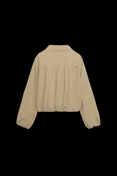 BALLON-JACKE - Hellbraun von Zara