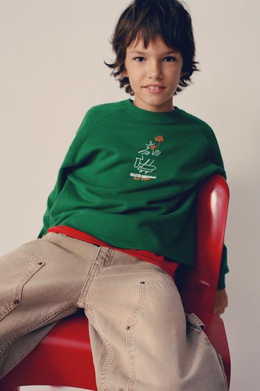 LUCAS BEAUFORT © PRINTED SWEATSHIRT — Green 2