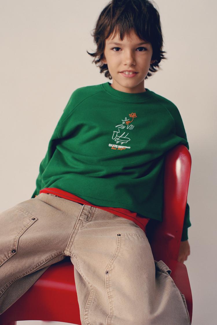 Sudadera estampada lucas beaufort