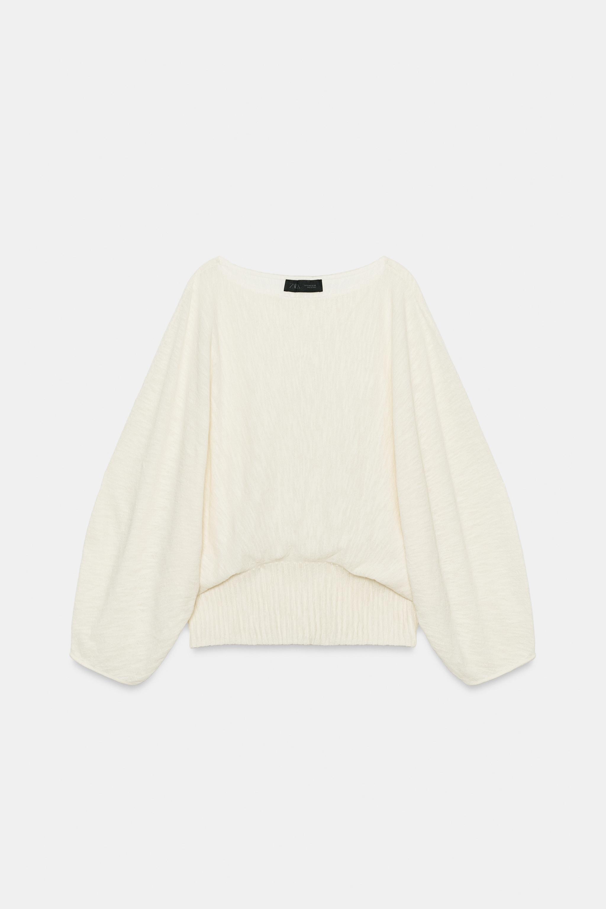 VOLUME SLEEVE KNIT JUMPER