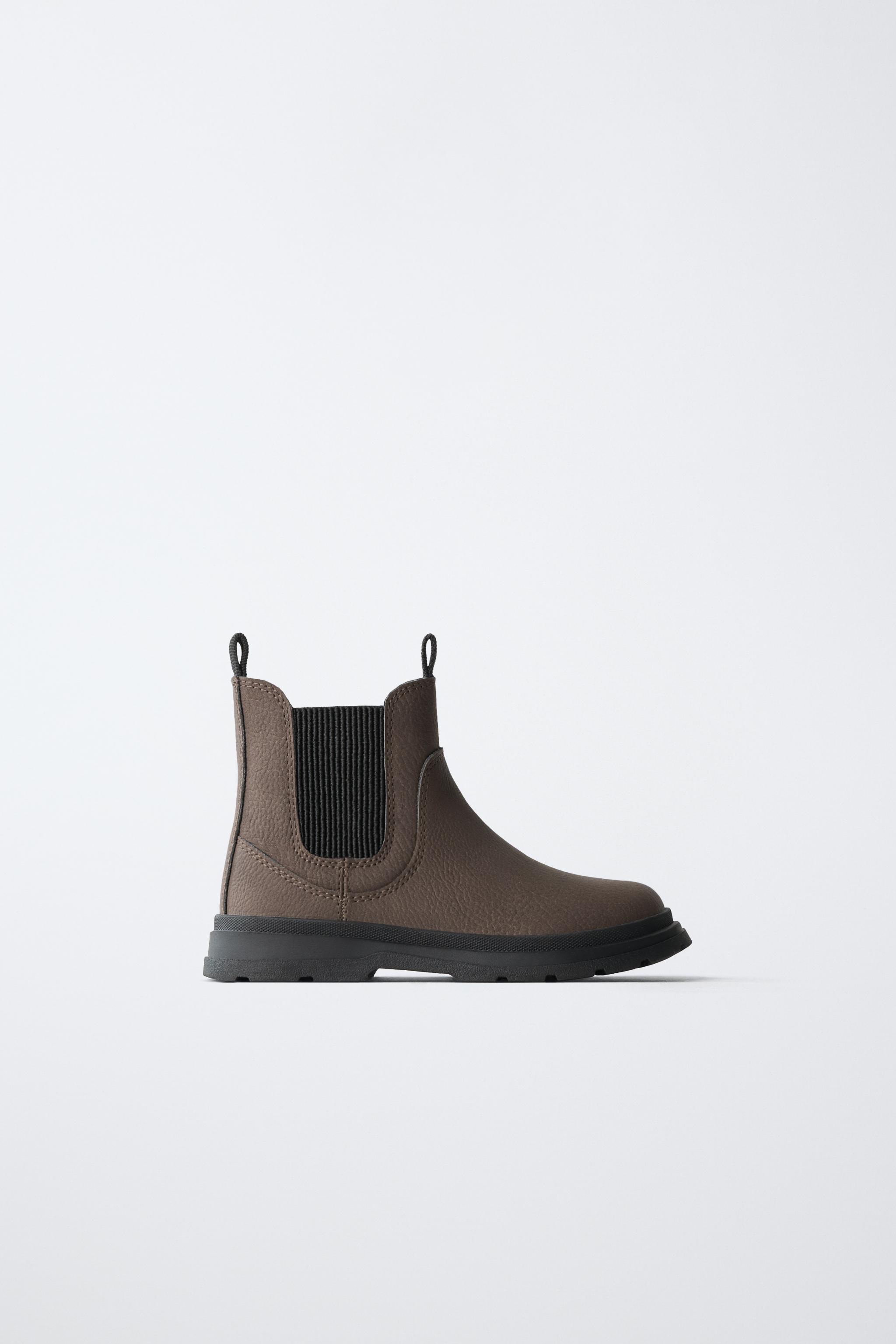 【即日発送可能】 ZARA チェルシーブーツ チェルシーブーツ - ブラウン | ZARA Japan / 日本