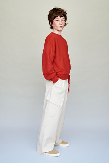 CARGO TROUSERS - Mid-ecru by Zara
