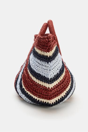 SAC À MAIN EFFET TRESSÉ - Multicolore de Zara - Image 3