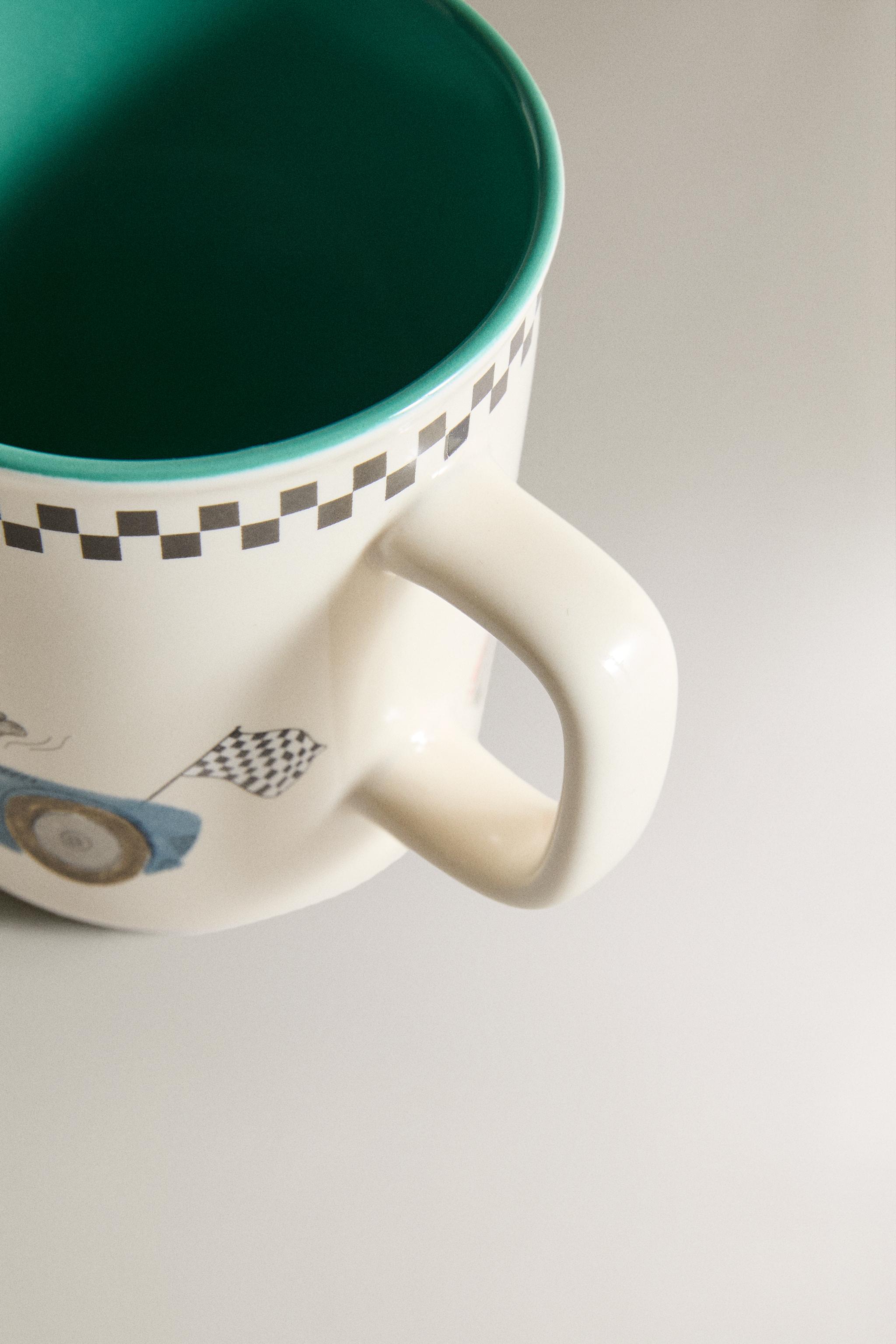 レーサー犬 子供用 セラミック マグカップ - マルチカラー