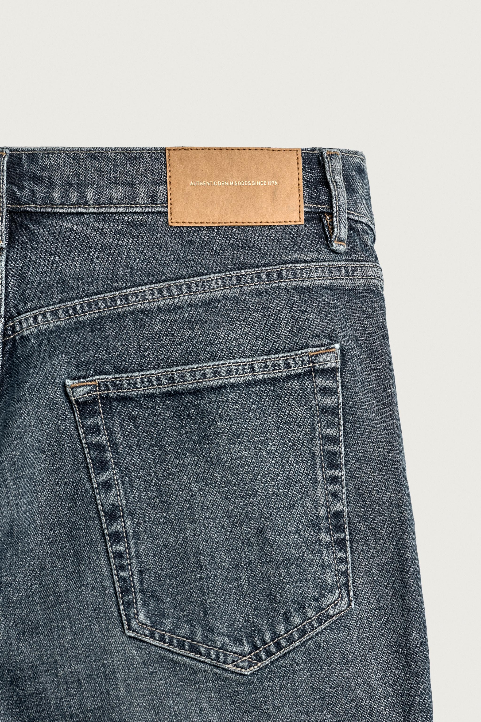 Мужские шорты Zara REGULAR FIT DENIM SHORTS — фото 10