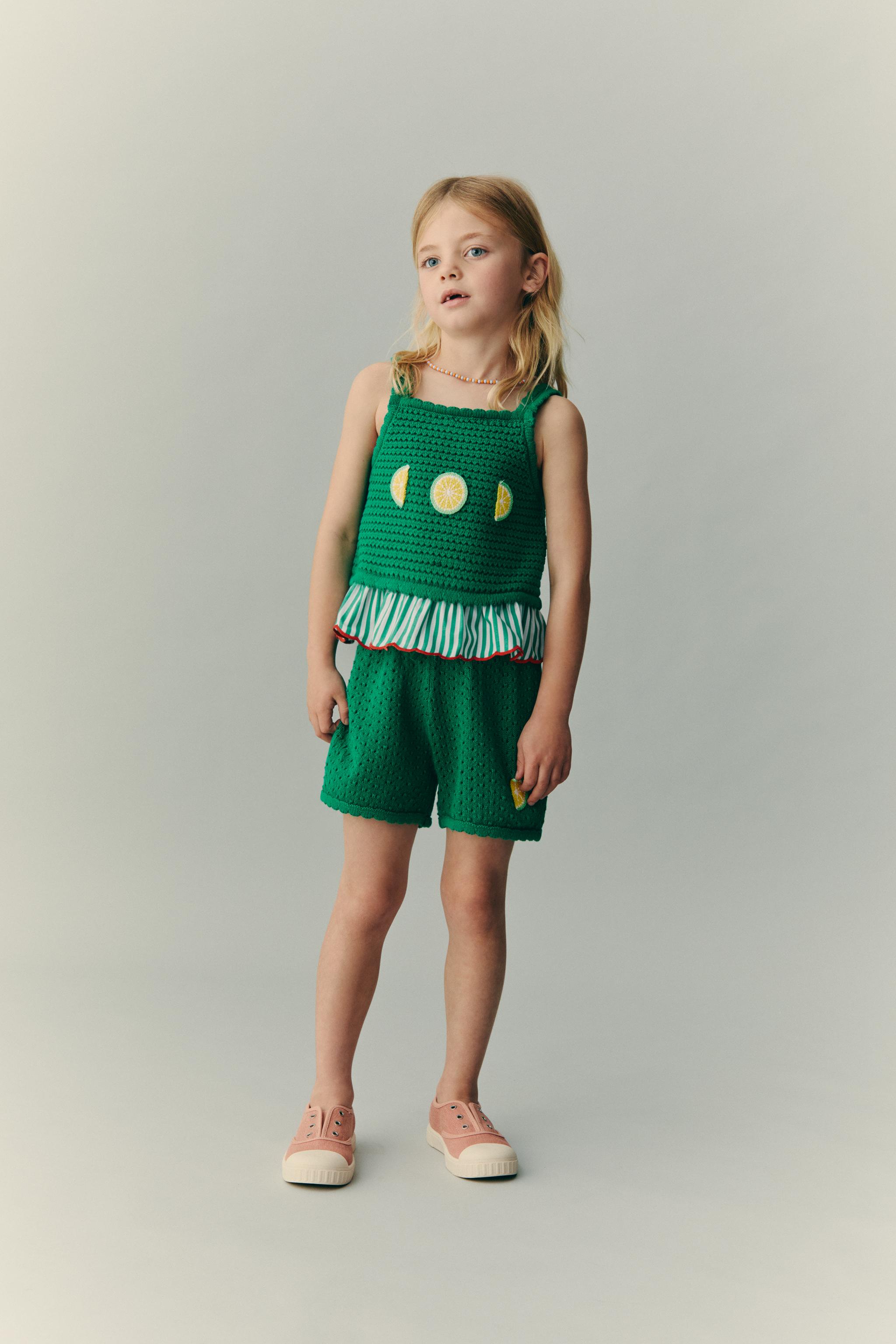TOP EN CROCHET CASA LAWA X ZARA KIDS
