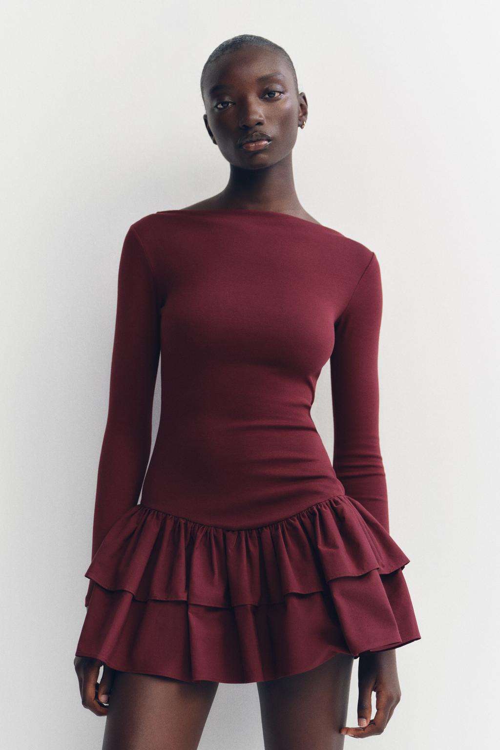 Thumbnail image for SHORT RUFFLED DRESS