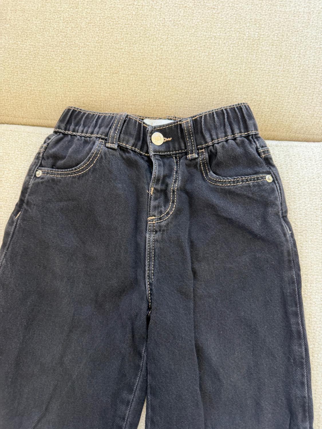 RUFFLED HEM CULOTTE JEANS - Image 6