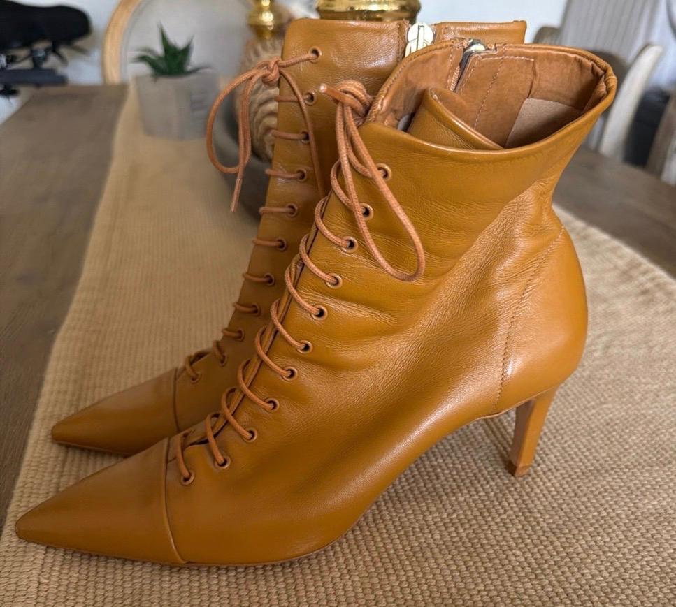 LEATHER ANKLE BOOTS - Image 4