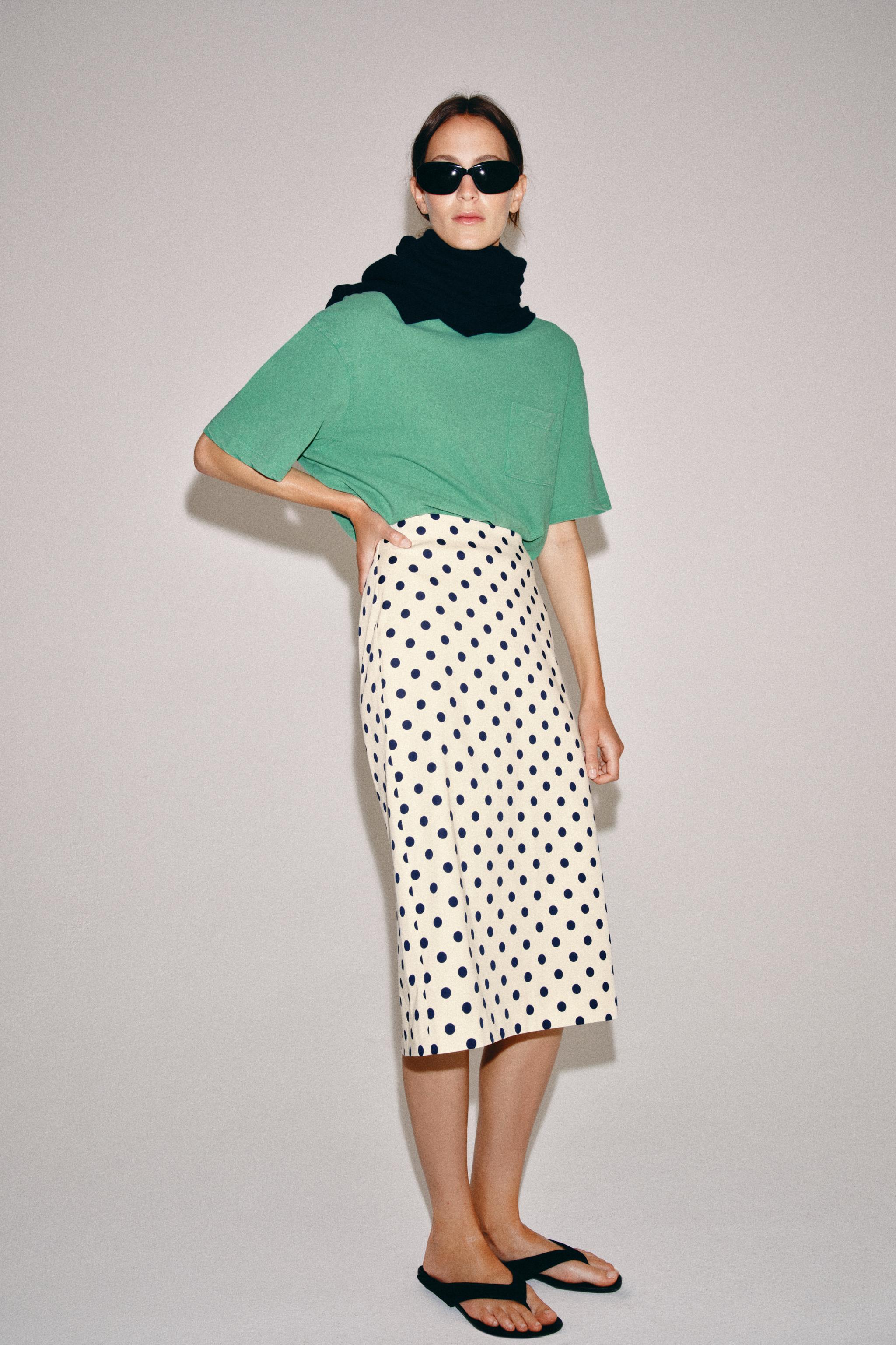 レディースポルカドットスカート | ZARA 日本