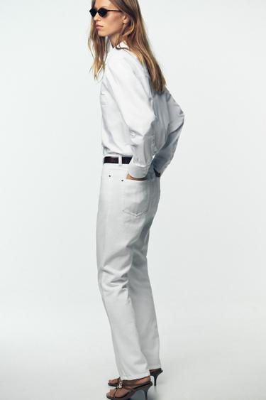 CHEMISE BASIQUE OXFORD POCHE - Blanc de Zara - Image 2