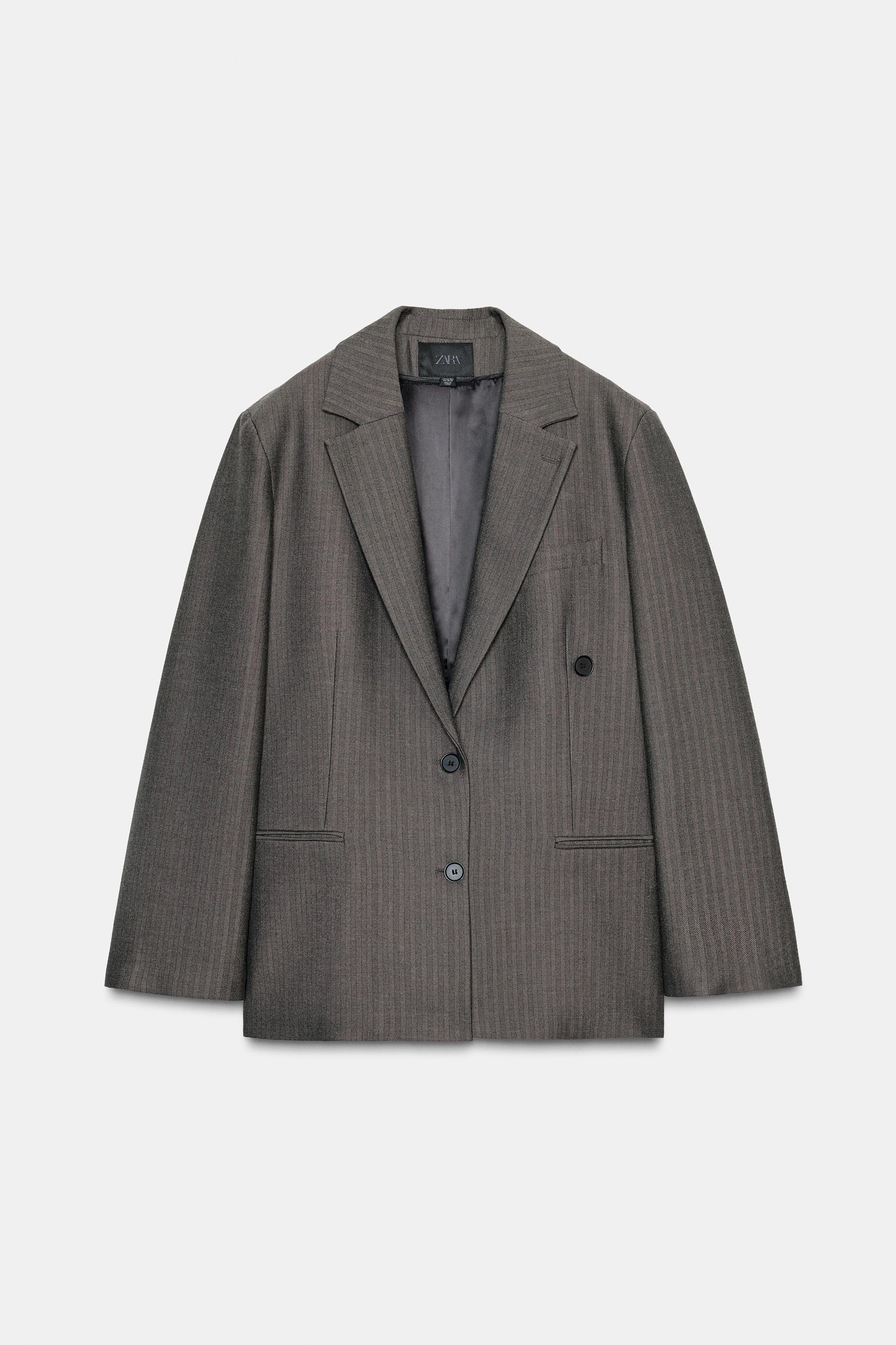 吉良 OVERSIZED MULTI-POSITION BUTTON BLAZER - Mid khaki | ZARA