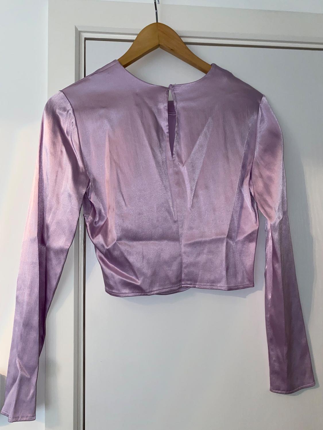 SATIN CROP TOP - Image 3