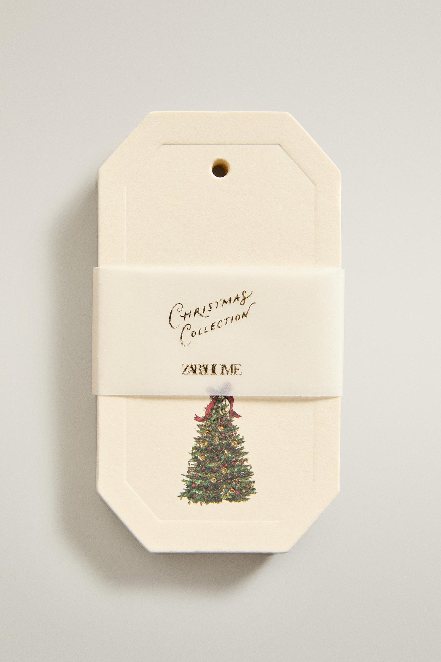 Zara Christmas Gift Tag Pack (Pack OF 20), цвет: Белый — фото 4