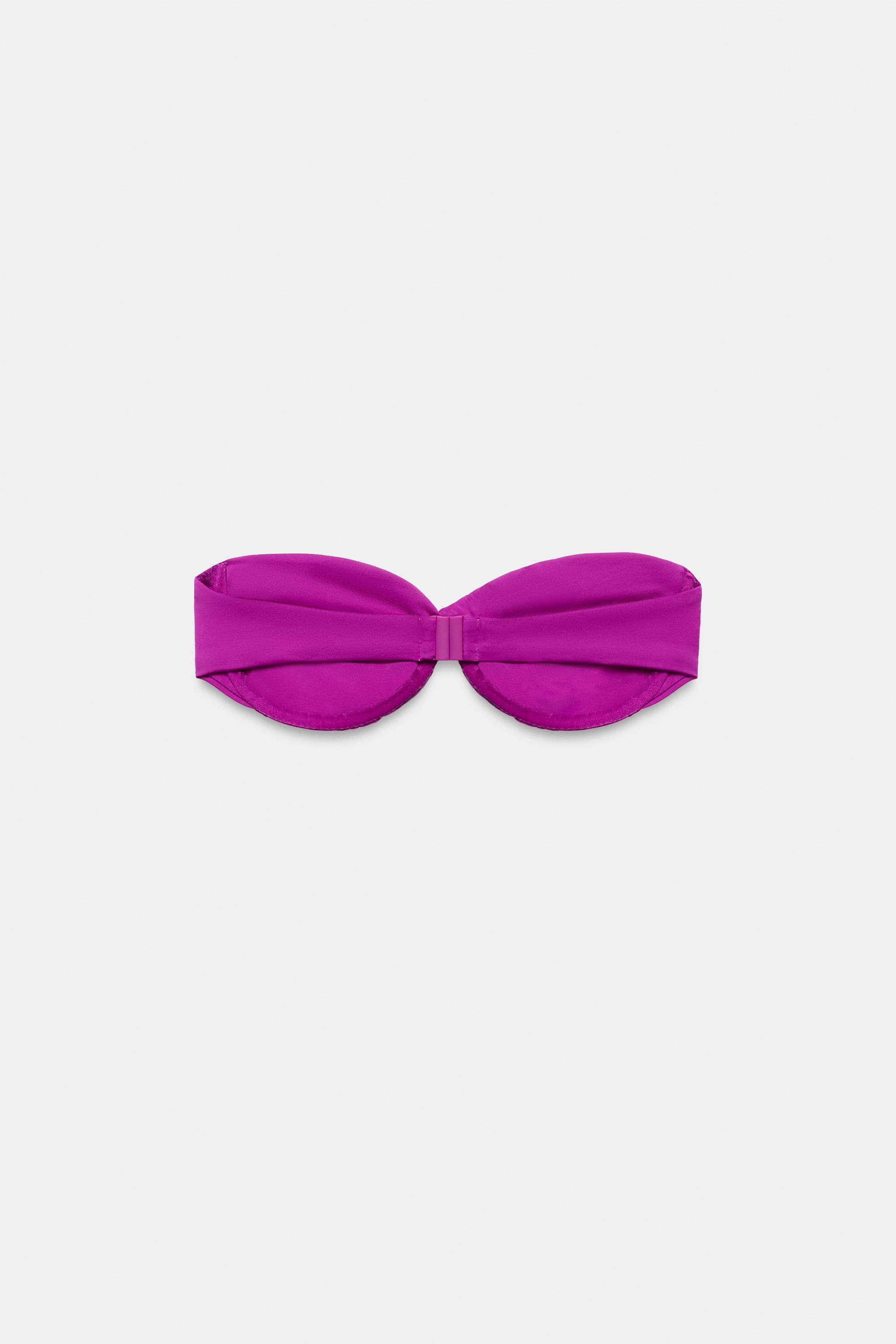 TOP BIKINI BANDEAU À NŒUD