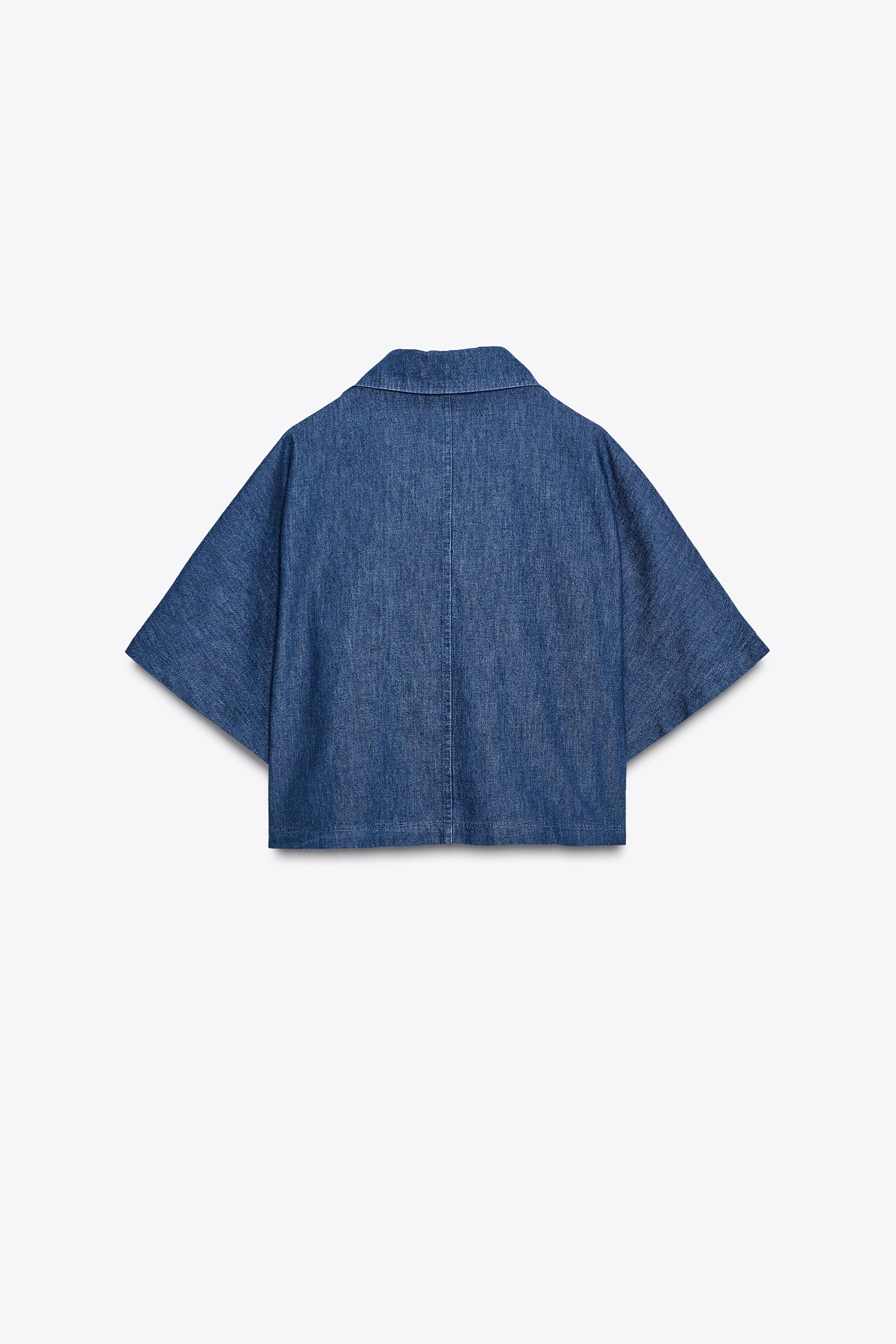 TRF DENIM SHIRT - Dark indigo | ZARA Canada