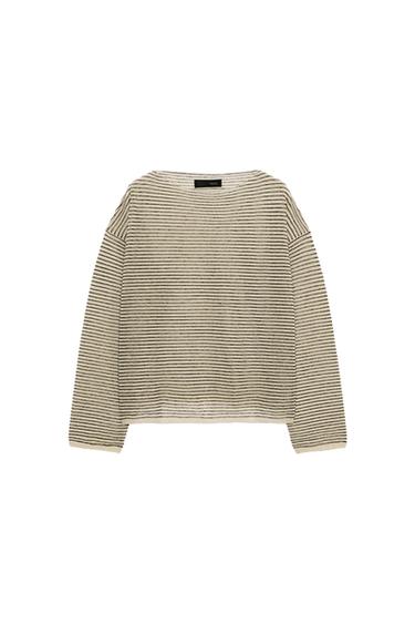FINE KNIT STRIPED JUMPER - Stripes by Zara